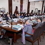 Sindh Chief Minister Syed Murad Ali Shah presides over a cabinet meeting at the CM House