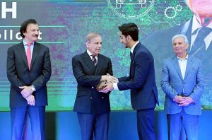 Prime Minister Muhammad Shehbaz Sharif awards Electric Vehicles to high achiever students from all over Pakistan.