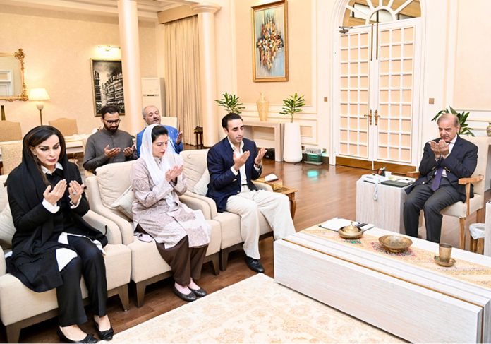 Chairman Pakistan People's Party Bilawal Bhutto Zardari calls on Prime Minister Muhammad Shehbaz Sharif
