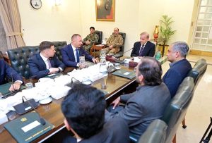 Minister for Internal Affairs of Belarus, Ivan Kubrakov meets with Prime Minister Muhammad Shehbaz Sharif