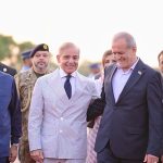 Prime Minister Muhammad Shehbaz Sharif receives Dr. Seyed Ebrahim Raisi, President of the Islamic Republic of Iran and his delegation upon their arrival in Islamabad for a two-day official visit to Pakistan