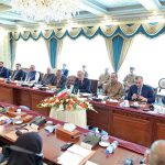 President of Islamic Republic of Iran H.E. Dr. Masoud Pezeshkian and Prime Minister of Islamic Republic of Pakistan Muhammad Shehbaz Sharif in a delegation level talks