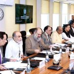 Federal Minister for Finance and Revenue, Senator Muhammad Aurangzeb, chairing a meeting of the Cabinet Committee on State-Owned Enterprises (CCoSOEs) at the Finance Division in federal capital