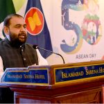 Federal Minister for National Heritage and Culture, Aurangzeb Khan Khichi addressing at an event of “58 ASEAN Day” towards an inclusive & Sustainable ASEAN Future