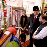 Federal Minister for National Heritage and Culture, Aurangzeb Khan Khichi and visits stalls at the “58 ASEAN Day” towards an inclusive & Sustainable ASEAN Future celebrated in a local hotel