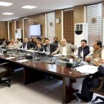 Federal Minister for Planning & Development, Ahsan Iqbal, chairing a high-level meeting of the ICT Governance Reforms Committee in federal capital