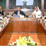 Senator Shahadat Awan, Chairman Senate Standing Committee on Water Resources, presiding over a meeting of the committee at Parliament House in the federal capital