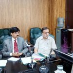 Federal Minister for National Food Security & Research, Rana Tanveer Hussain in a meeting with Chairman Amjad Rashid and delegation of the International Multi Group of Companies to discuss promotion of castor cultivation