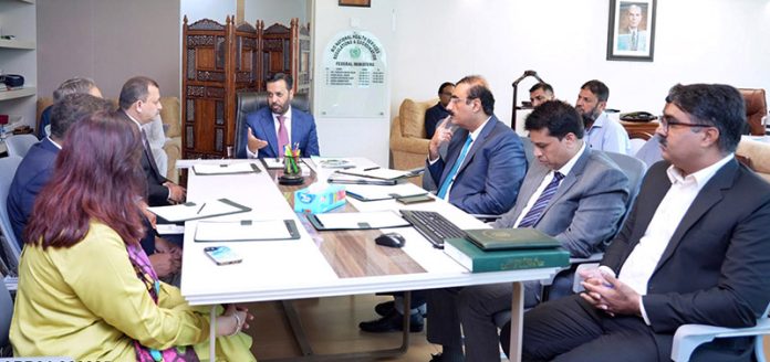 Federal Minister for National Health Services Regulations and Coordination Syed Mustafa Kamal chaired a high level meeting regarding Drap