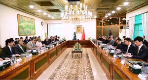 Deputy Prime Minister and Foreign Minister, Senator Mohammad Ishaq Dar, and Chinese Foreign Minister, Wang Yi, holding the 6th round of Foreign Ministers' Strategic Dialogue in the federal capital
