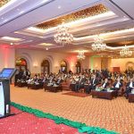 Federal Minister for Commerce Jam Kamal Khan addresses the Pakistan-Iran Business Forum in Islamabad, highlighting the commitment to expand bilateral trade and strengthen economic cooperation between the two brotherly nations
