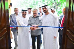 Deputy Prime Minister and Foreign Minister, Senator Mohammad Ishaq Dar, inaugurating AD Ports Group Representative Office.