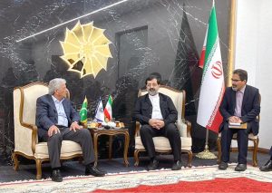 Federal Minister for National Food Security & Research, Rana Tanveer Hussain, meeting Governor of Qom Province, Mr. Akbar Behnamjou, at the Governor’s Office