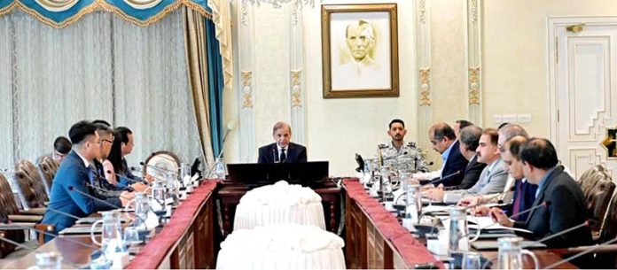 A delegation of Shandong Xinxu Group Corporation meets with Prime Minister Muhammad Shehbaz Sharif
