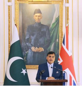 High Commissioner of Pakistan to UK Dr. Mohammad Faisal visiting the photo exhibition on the occasion of Youm-e-Ihtehsal Kashmir organised at Pakistan High Commission.