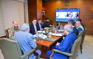 Deputy Prime Minister and Foreign Minister, Senator Mohammad Ishaq Dar, chairs a meeting to review operational efficiency at Pakistan’s ports.