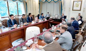A delegation of Shandong Xinxu Group Corporation meets with Prime Minister Muhammad Shehbaz Sharif