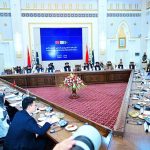 The Sixth Trilateral Foreign Ministers Dialogue between Deputy Prime Minister and Foreign Minister of Pakistan, Senator Mohammad Ishaq Dar, Foreign Minister of China, Wang Yi and Acting Foreign Minister of Afghanistan, Mawlawi Amir Khan Muttaqi
