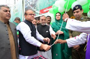 Minister of State for Development and Planning Chaudhry Armaghan Subhani along with members of the Provincial Assembly hoisted the national flag at Jinnah Hall Fort during the 78th Independence Day and Maarka e Haq celebrations