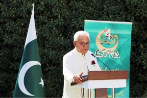 Pakistan’s Ambassador to Turkiye, Dr. Yousaf Junaid, hoists the national flag to commemorate Pakistan’s Independence Day at Embassy Of Pakistan