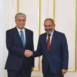 Kazakh President, Armenian PM hold telephone talk