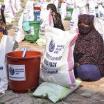 Relief hampers for flood-hit in Gujrat