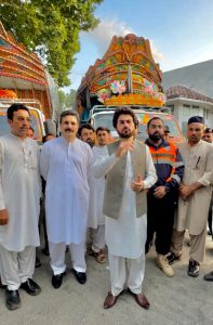 SAPM Mubarak Zeb appreciates PM on relief goods to Bajaur affectees