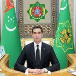 President of Turkmenistan falicitates country's leadership on Independence day