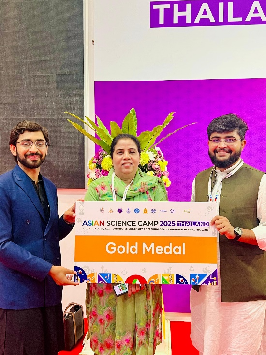 Pakistani students win two golds, one silver at Asian Science Camp 2025; made history