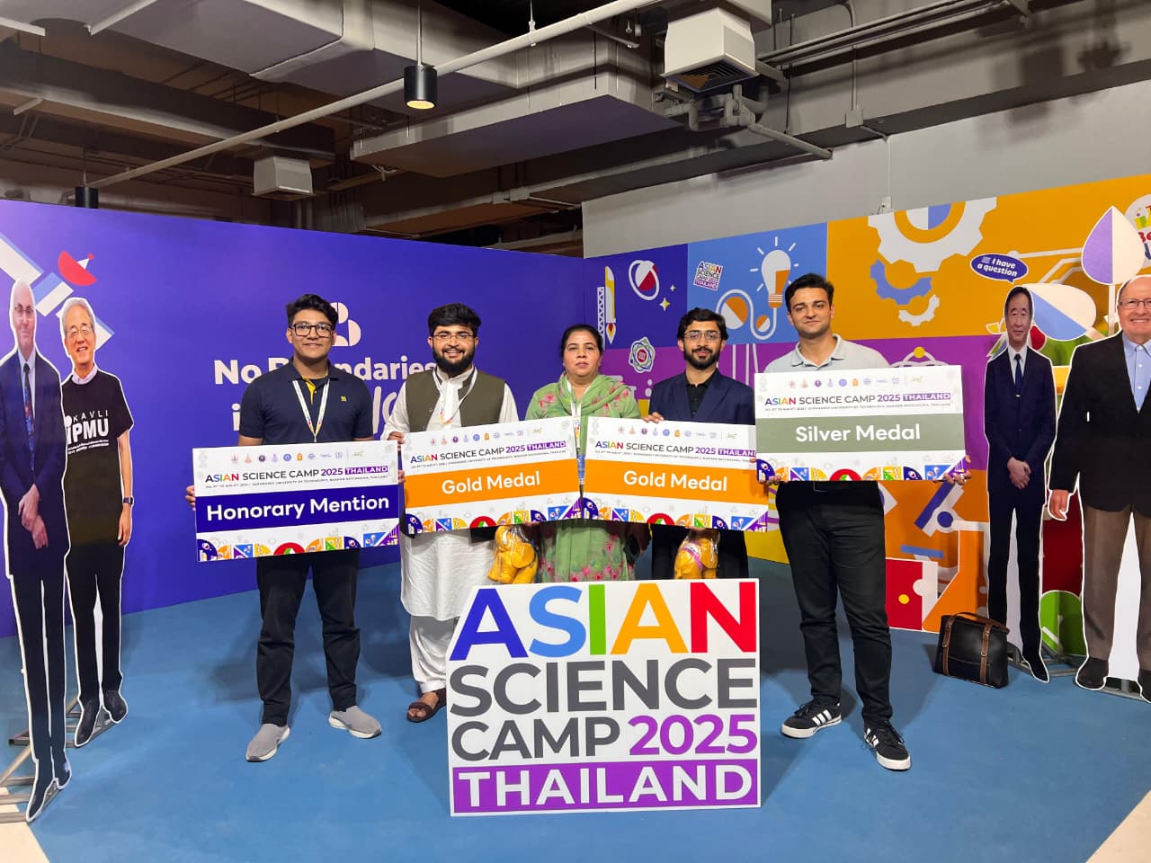 Pakistani students win two golds, one silver at Asian Science Camp 2025; made history