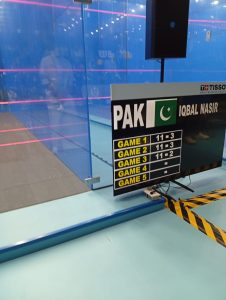 Nasir Iqbal through to plate semifinals with dominant win at World Games 2025