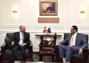Ambassadors of Azerbaijan, Belgium call on Minister for Defence Production