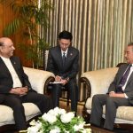 President reaffirms Pakistan-China “Iron Brotherhood” during Chinese FM interaction