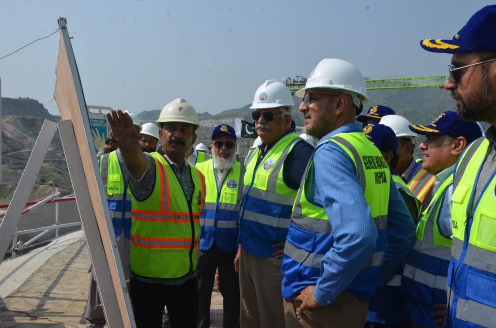 Chairman WAPDA visits Mohmand Dam Project, reviews construction progress