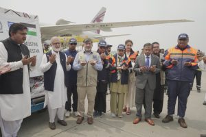 NDMA dispatches 19th aid shipment to Gaza, cumulative relief hits 1,915 tons