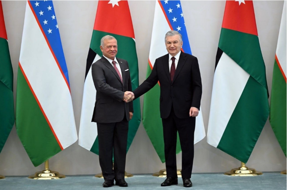 Mirziyoyev, King Abdullah II sign 15 agreements to boost trade, culture & connectivity