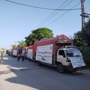 Hope on wheels: NDMA dispatches relief convoy to flood-hit Wazirabad & Hafizabad