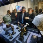 Egypt opens submerged antiquities exhibition in port city Alexandria