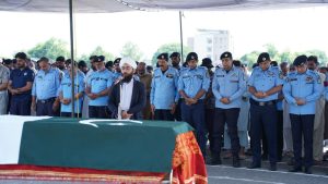 Funeral prayer of martyred Constable Muhammad Tahseen offered