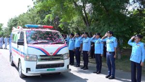 Funeral prayer of martyred Constable Muhammad Tahseen offered