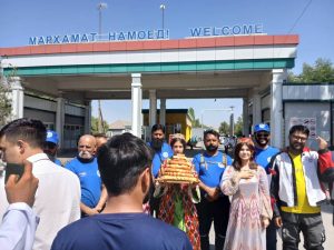 First Caravan of Pakistani motorcycle tourists receives warm welcome in Tajikistan