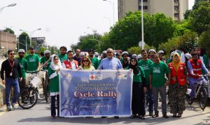 PRCS hosts cycling rally to mark 'Zero Emission Week'