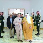 Deputy Governor of Riyadh H.E. Muhammad bin Abdulrahman bin Abdulaziz sees Prime Minister Muhammad Shehbaz Sharif off at Riyadh Airport