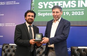 ISLAMABAD: September 19 – Ambassador Jauhar Saleem, President of the Institute of Regional Studies (IRS), addressing a seminar on “Resilient Food Systems in Pakistan” at the Institute.