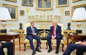 Prime Minister Muhammad Shehbaz Sharif and Field Marshal Syed Asim Munir Chief of Army Staff met President of the United States, Donald Trump in White House.