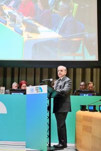 Prime Minister Muhammad Shehbaz Sharif addresses Special Climate Event Convened by UN Secretary General along with the President of Brazil on the sidelines of 80th Session of UNGA.
