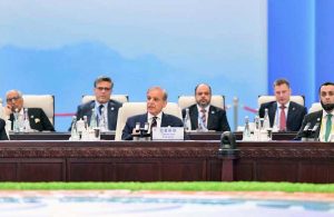 Prime Minister Muhammad Shehbaz Sharif addresses the 25th SCO Heads of States Council Meeting.