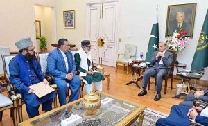 Bangladesh's Adviser on Religious Affairs, Dr. Abdul Fayez Muhammad Khalid Hossain calls on Prime Minister Muhammad Shehbaz Sharif