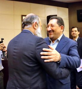 Federal Minister for Commerce Jam Kamal Khan meets Seyyed Mohammad Atabak, Minister of Industry, Mine and Trade of the Islamic Republic of Iran, to discuss enhancing bilateral trade, barter arrangements and activation of border markets.