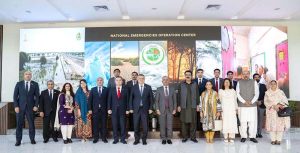 The Uzbek delegation led by H.E. Nuriddin Ismoilov, Speaker of the Legislative Chamber of Uzbekistan visited National Emergencies Operation Centre, NDMA Headquarters.